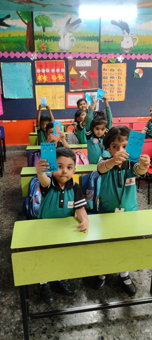 BOOK MARK MAKING ACTIVITY (PRE-PRIMARY)